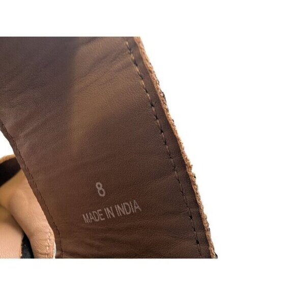 Anthropologie Paz Beaded Slides Mule Womens Size 8 - Picture 5 of 5